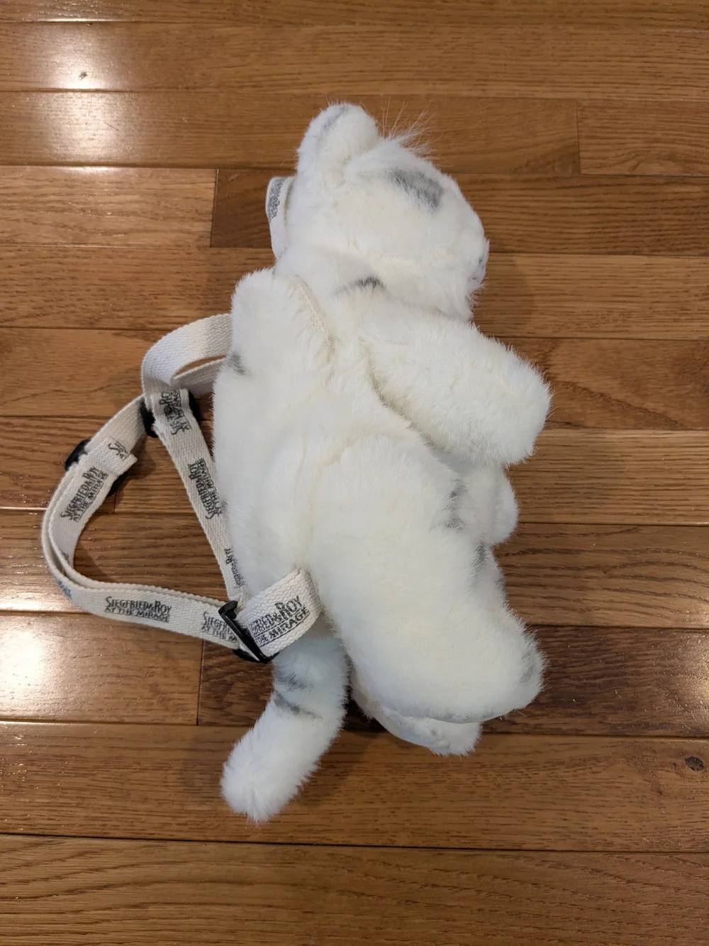 Siegfred And Roy Plush White Tiger Backpack